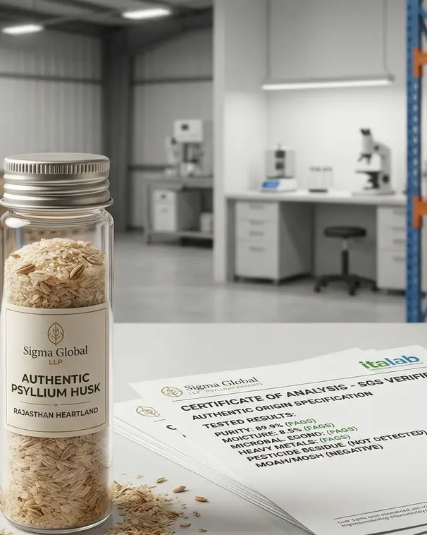 Sigma Global story - psyllium sourcing
